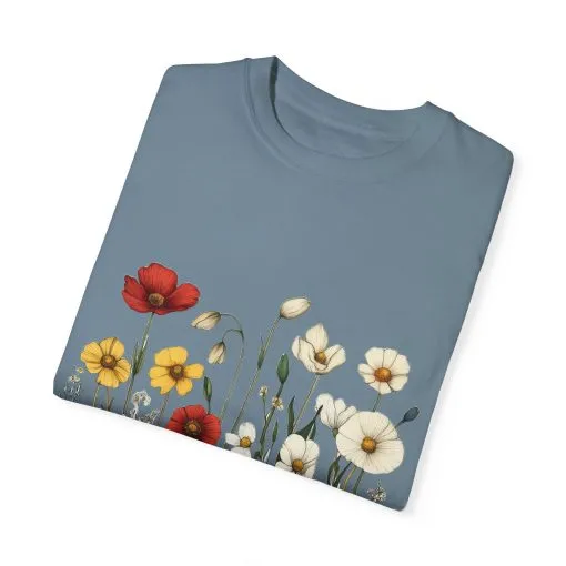 Floral Garden Unisex T-Shirt | Eco-Friendly, Casual Style for Spring & Summer - Image 20