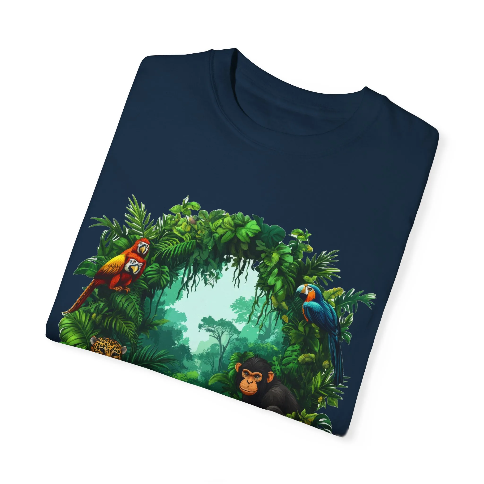 Tropical Jungle Animal T-Shirt | Unisex Garment-Dyed Tee for Nature Lovers - Image 14