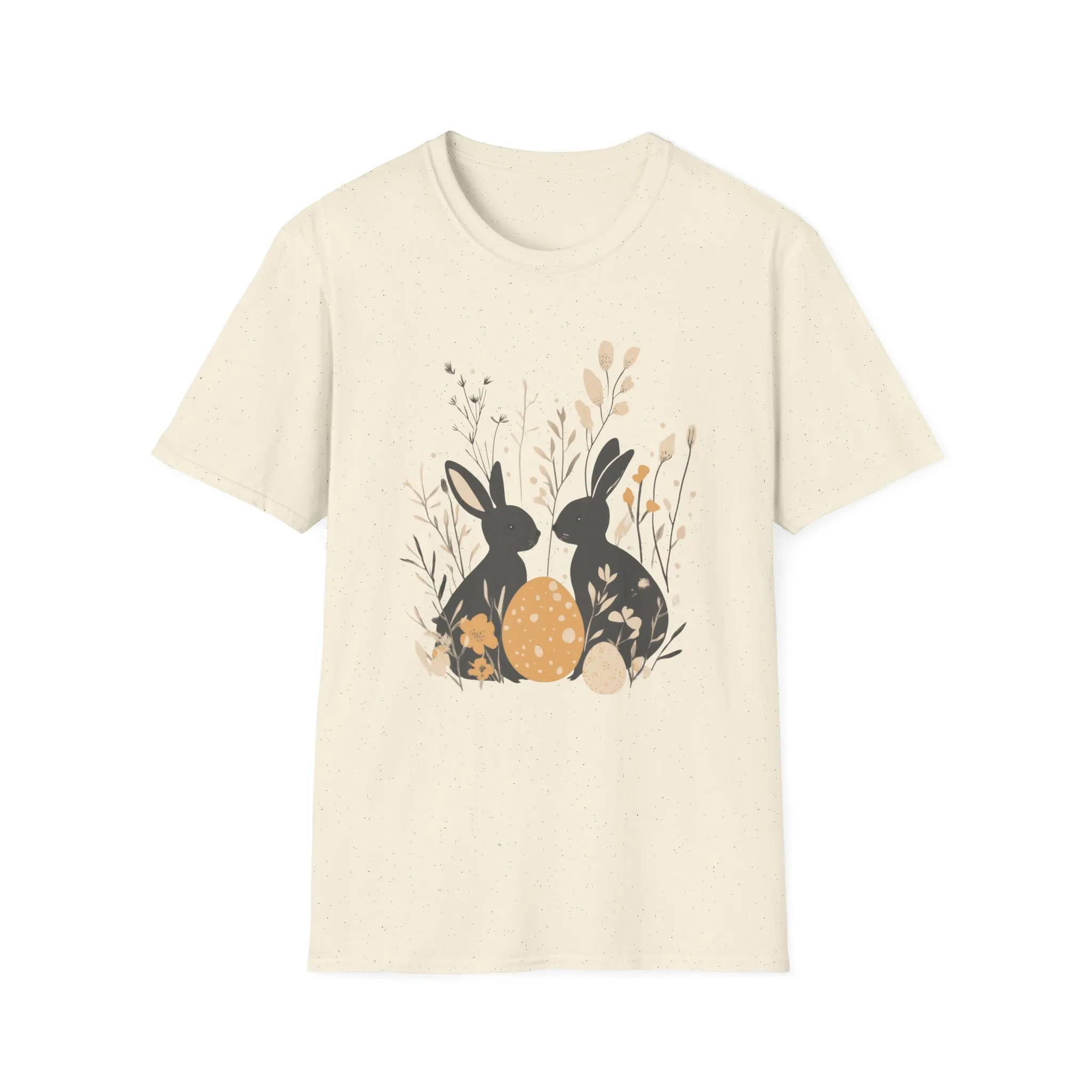 Easter Bunny Floral T-Shirt | Unisex Spring Apparel