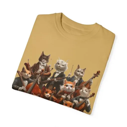 Whimsical Cat Orchestra Unisex T-Shirt - Perfect Gift for Animal Lovers - Image 14
