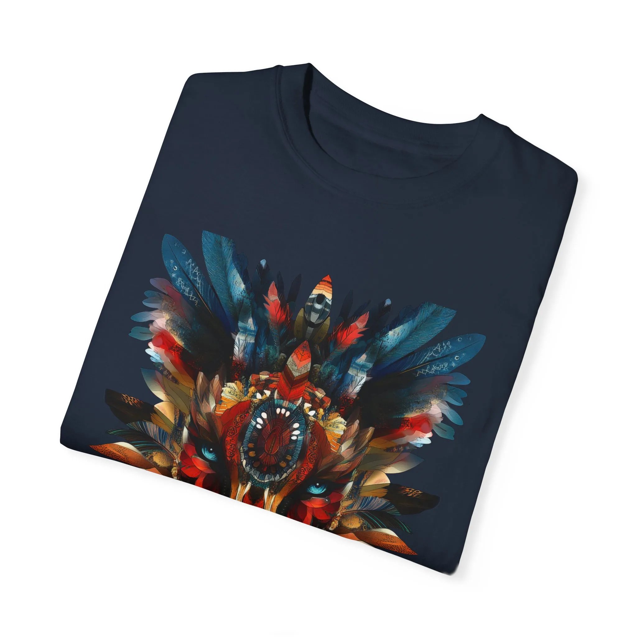 Vibrant Wolf Graphic Unisex T-Shirt - Nature Lover Apparel - Image 2