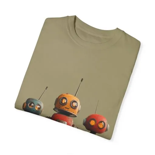 Vintage Robot Graphic Unisex T-shirt - Perfect for Tech Lovers - Image 14