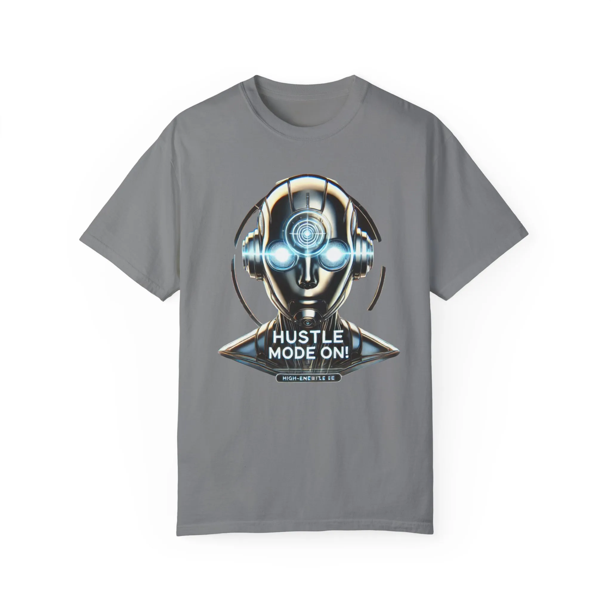 Hustle Mode On Unisex Garment-Dyed T-Shirt - Motivational Graphic Tee - Image 13