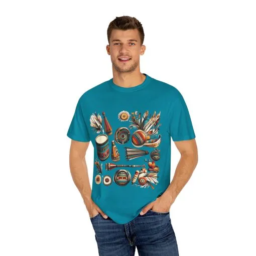 Unisex Garment-Dyed T-Shirt with Vibrant Musical Design | Perfect for Music Lovers & Festivals - Image 35