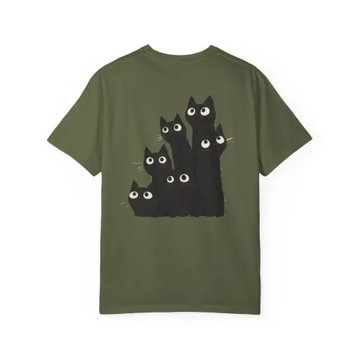 Cute Cat Graphic Unisex T-Shirt - Perfect for Cat Lovers - Image 12