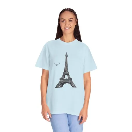 Eiffel Tower Graphic Unisex T-Shirt - Parisian Style Tee - Image 20