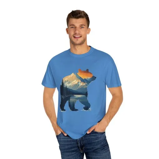 Mountain Bear Graphic T-Shirt | Nature Lover Apparel - Image 3
