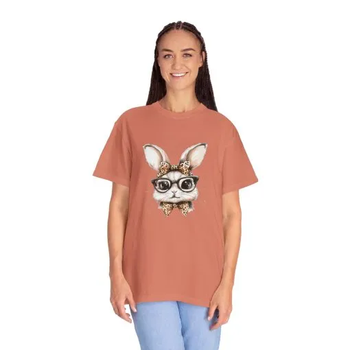 Chic Bunny Graphic T-Shirt - Stylish Unisex Tee for Animal Lovers - Image 13
