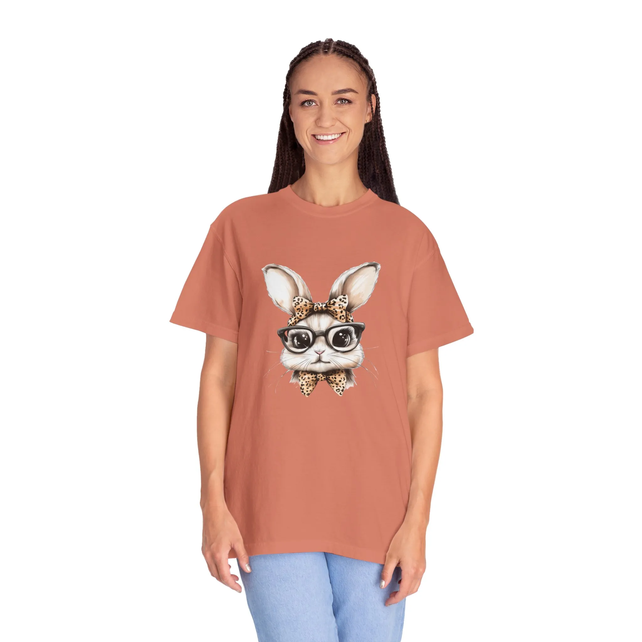Chic Bunny Graphic T-Shirt - Stylish Unisex Tee for Animal Lovers - Image 13