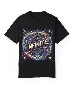 Cosmic Infinite Unisex Garment-Dyed T-Shirt - Explore the Universe