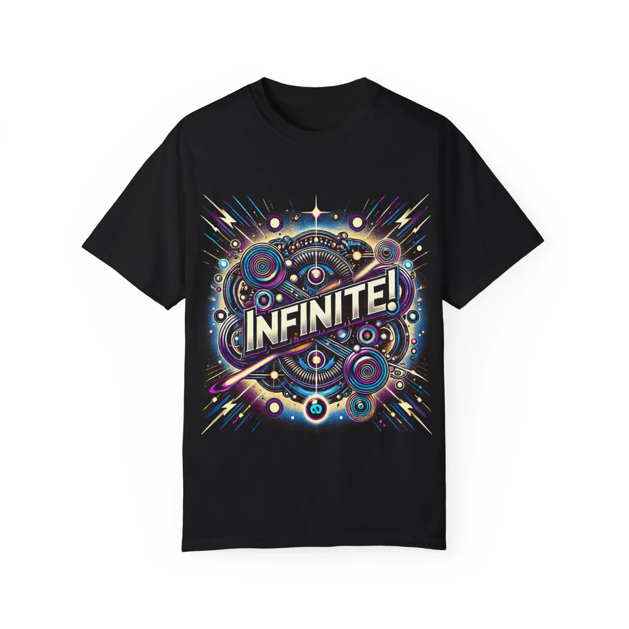 Cosmic Infinite Unisex Garment-Dyed T-Shirt - Explore the Universe
