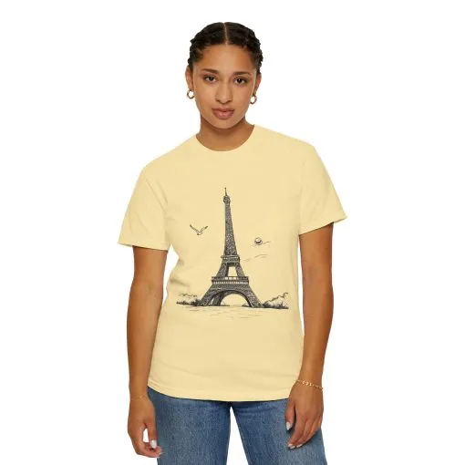 Eiffel Tower Graphic Unisex T-Shirt - Vintage Parisian Style - Image 12