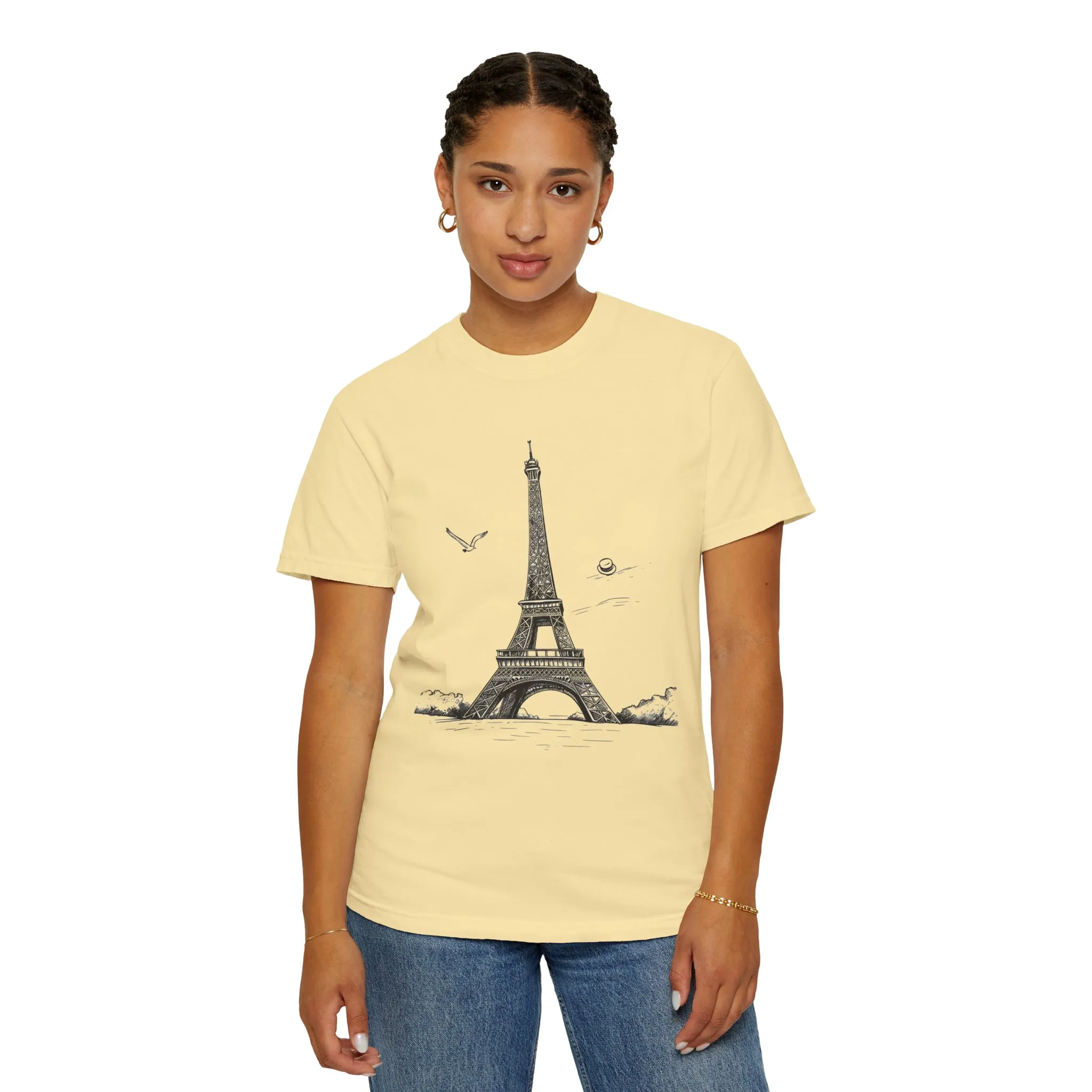 Eiffel Tower Graphic Unisex T-Shirt - Vintage Parisian Style - Image 12