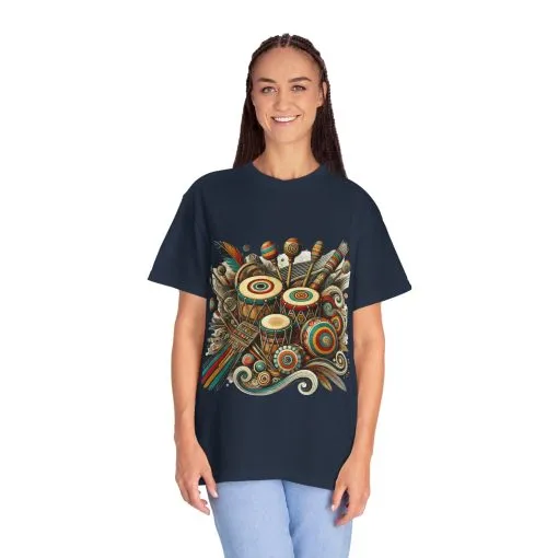 Colorful Bohemian Music Festival T-Shirt - Image 44