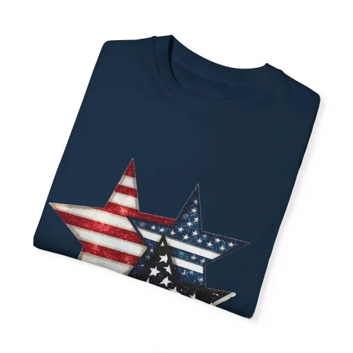 Patriotic Star Spangled Unisex T-Shirt - Image 14