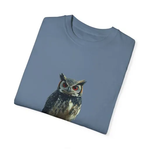Funny Owl T-Shirt - "No Rules" Unisex Garment-Dyed Tee for Animal Lovers - Image 18