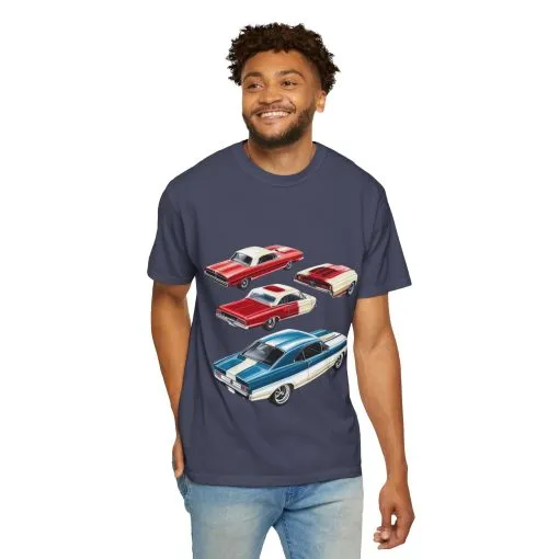 Classic Muscle Car Graphic Unisex T-Shirt – Perfect Gift for Auto Enthusiasts & Retro Lovers - Image 28