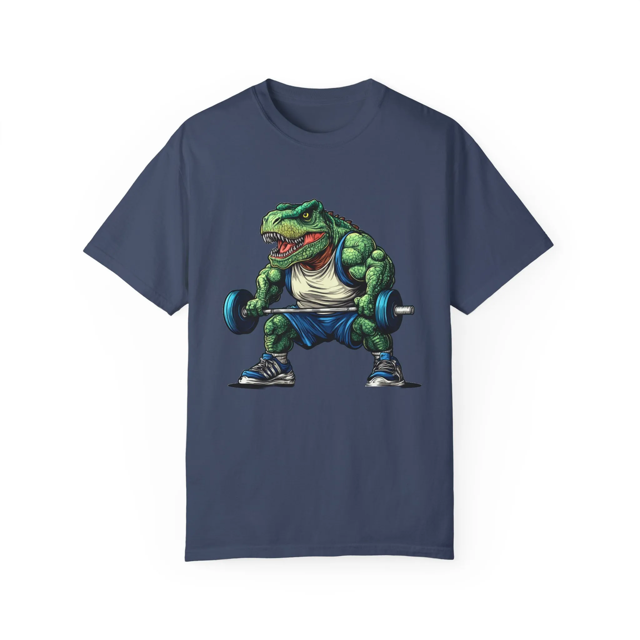 Gym Dinosaur Unisex Garment-Dyed T-Shirt - Fitness Tee for Workout Enthusiasts - Image 34