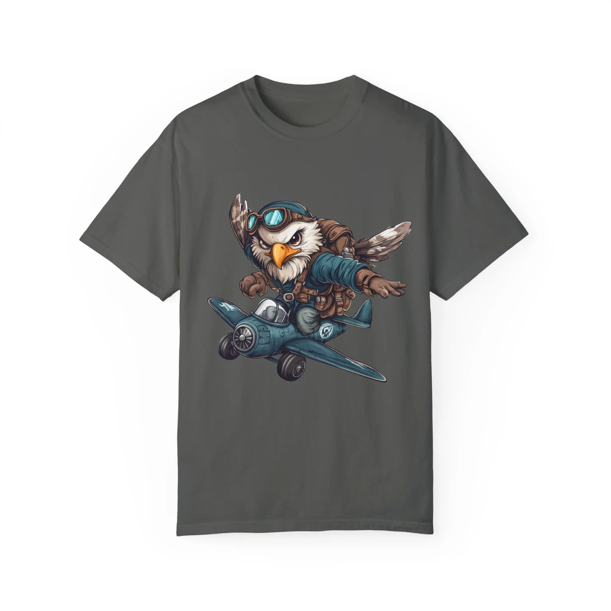 Adventure Owl Unisex Garment-Dyed T-Shirt - Perfect for Flyers and Animal Lovers - Image 9