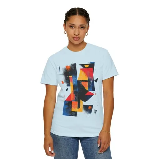 Colorful Abstract Art T-Shirt | Unisex Garment-Dyed Tee - Image 20