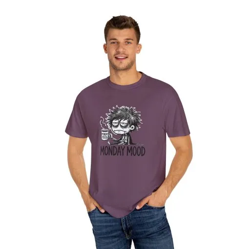 Unisex 'Monday Mood' Garment-Dyed T-Shirt - Perfect for Casual Days - Image 61