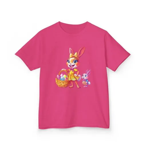 Easter Bunny Kids Tee - Cute Cotton T-Shirt for Spring Celebrations - Image 32