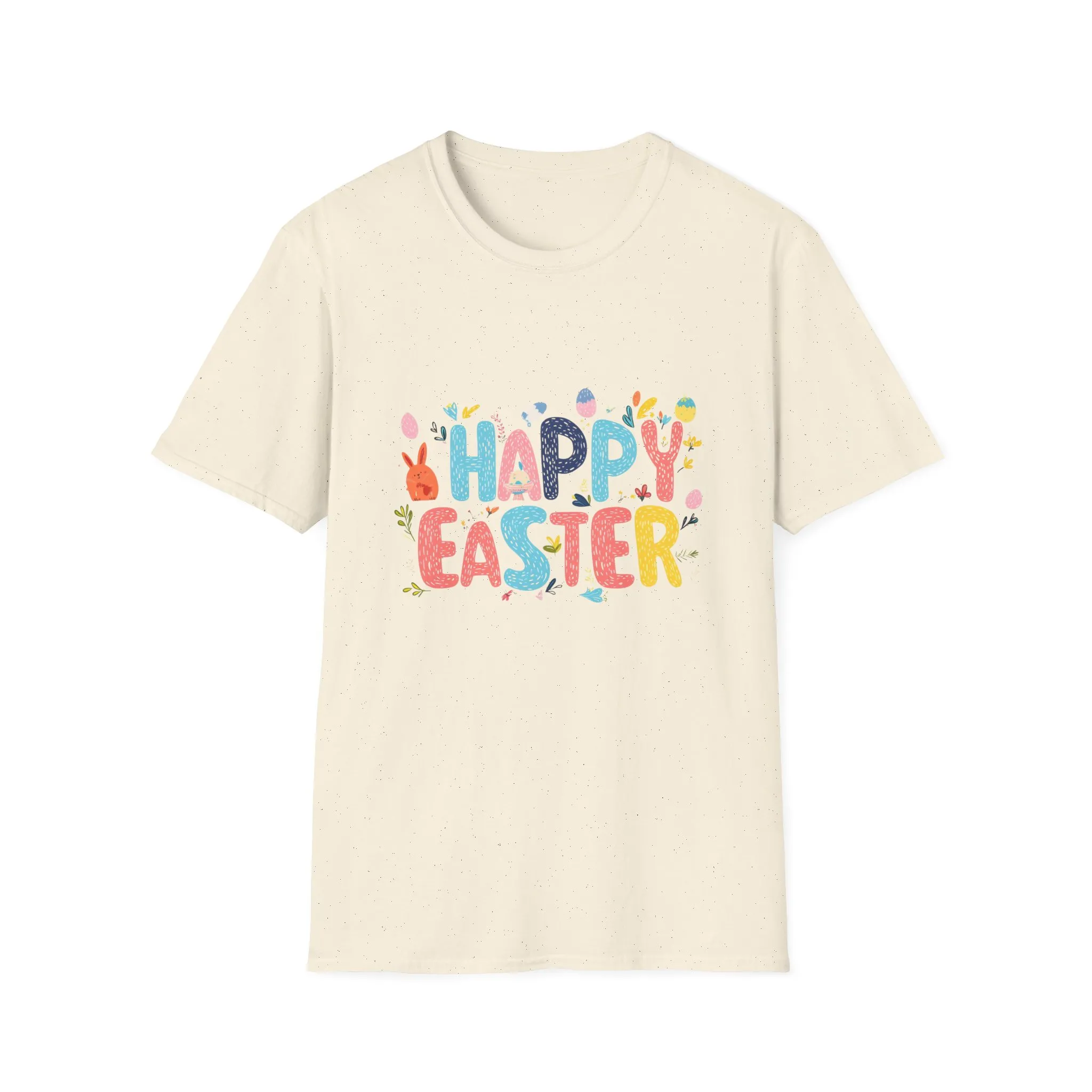 Happy Easter Unisex Softstyle T-Shirt - Vibrant Seasonal Tee for Spring Celebrations - Image 20