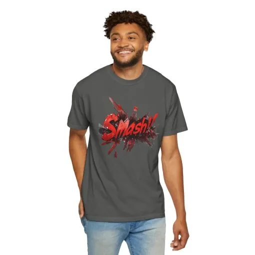 Unisex Smash Graphic T-Shirt – Trendy Casual Wear for Game Lovers - Image 12