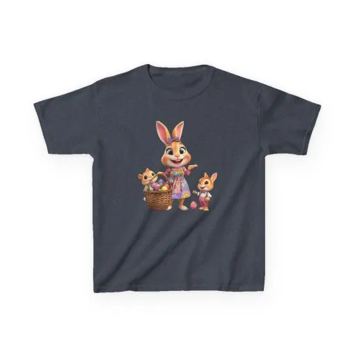 Easter Bunny Kids Tee - Fun and Colorful Heavy Cotton™ Shirt for Spring Celebrations - Image 22