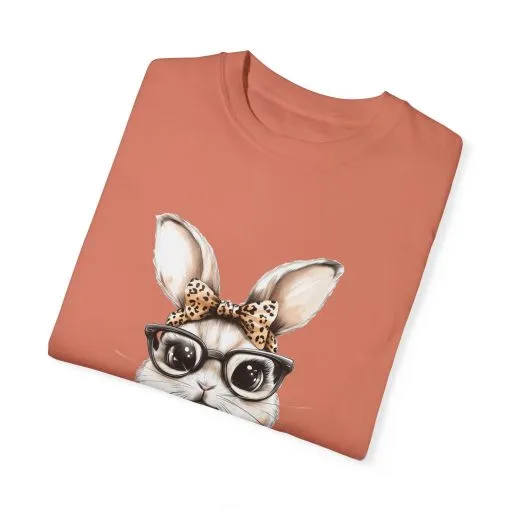 Chic Bunny Graphic T-Shirt - Stylish Unisex Tee for Animal Lovers - Image 12