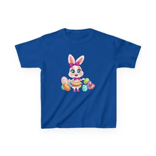 Easter Bunny Kids Tee - Cute Cotton T-Shirt for Spring Celebrations - Image 16