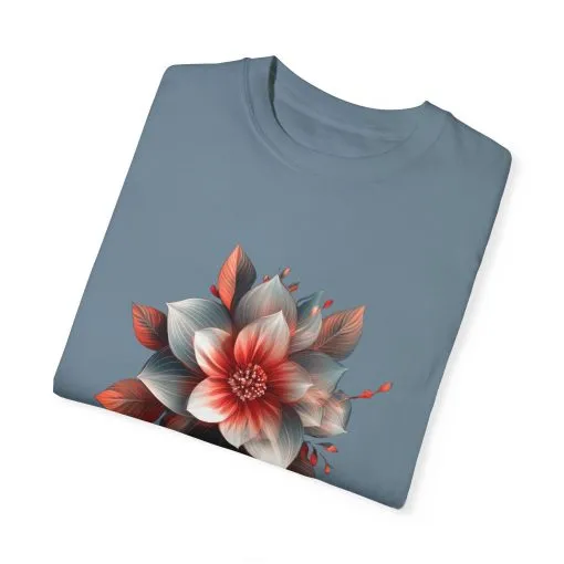 Botanical Floral Unisex Garment-Dyed T-shirt - Perfect for Nature Lovers - Image 34