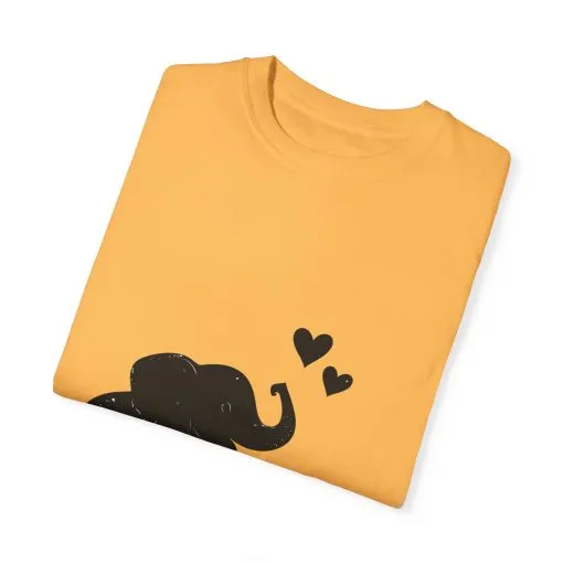 Heartwarming Elephant Love Unisex T-Shirt - Image 22