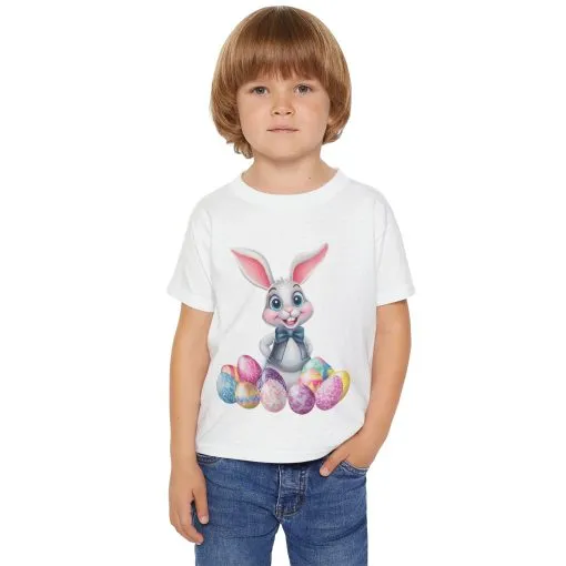 Easter Bunny Toddler T-Shirt | Cute Cotton Tee for Kids - Image 4