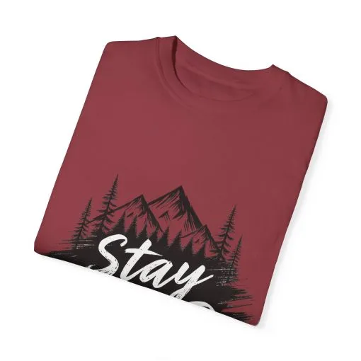 Stay Wild Unisex Garment-Dyed T-Shirt for Adventure Lovers - Image 54