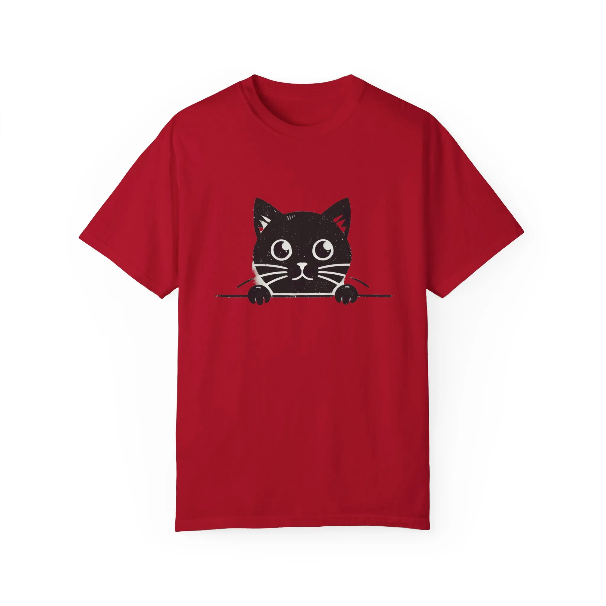 Cute Cat Design Unisex Garment-Dyed T-Shirt - Perfect for Animal Lovers - Image 30