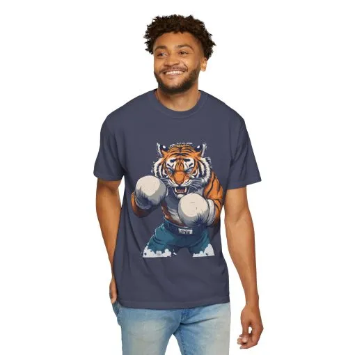 Fierce Tiger Graphic Unisex T-Shirt - Bold Boxing Design - Image 39