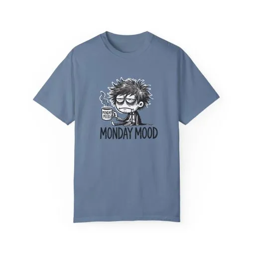 Unisex 'Monday Mood' Garment-Dyed T-Shirt - Perfect for Casual Days - Image 24