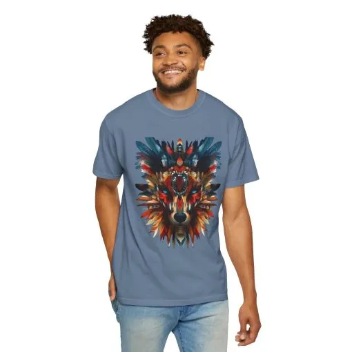 Vibrant Wolf Graphic Unisex T-Shirt - Nature Lover Apparel - Image 20