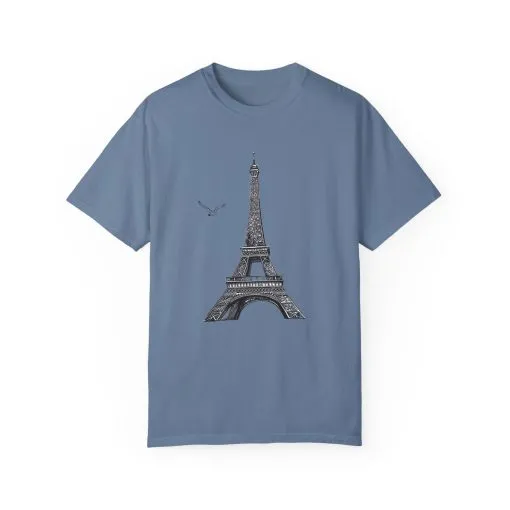 Eiffel Tower Graphic Unisex T-Shirt - Parisian Style Tee - Image 21