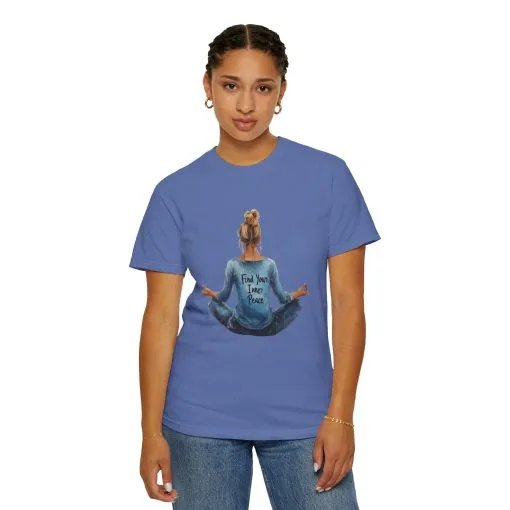 Find Your Inner Peace Unisex Garment-Dyed T-Shirt - Image 27