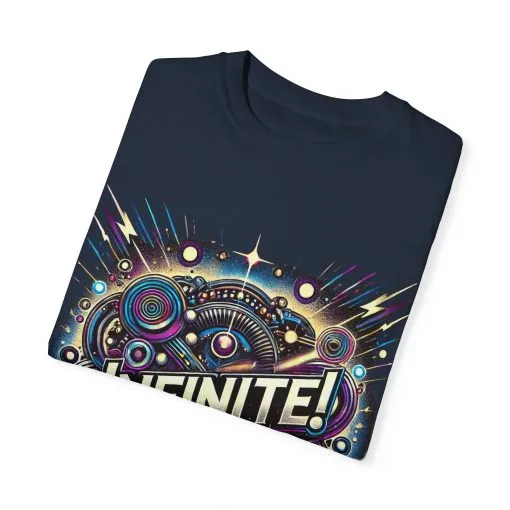 Cosmic Infinite Unisex Garment-Dyed T-Shirt - Explore the Universe - Image 18
