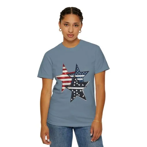 Patriotic Star Spangled Unisex T-Shirt - Image 8