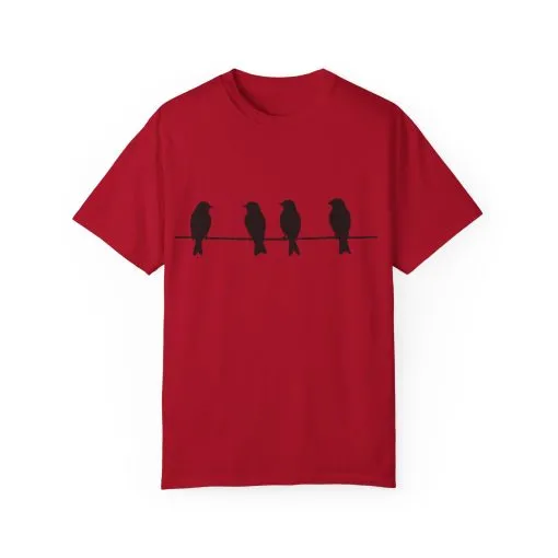Minimalist Bird Silhouette Unisex T-Shirt