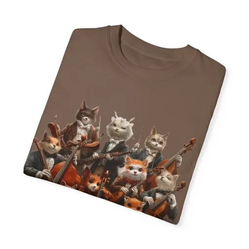 Whimsical Cat Orchestra Unisex T-Shirt - Perfect Gift for Animal Lovers - Image 22