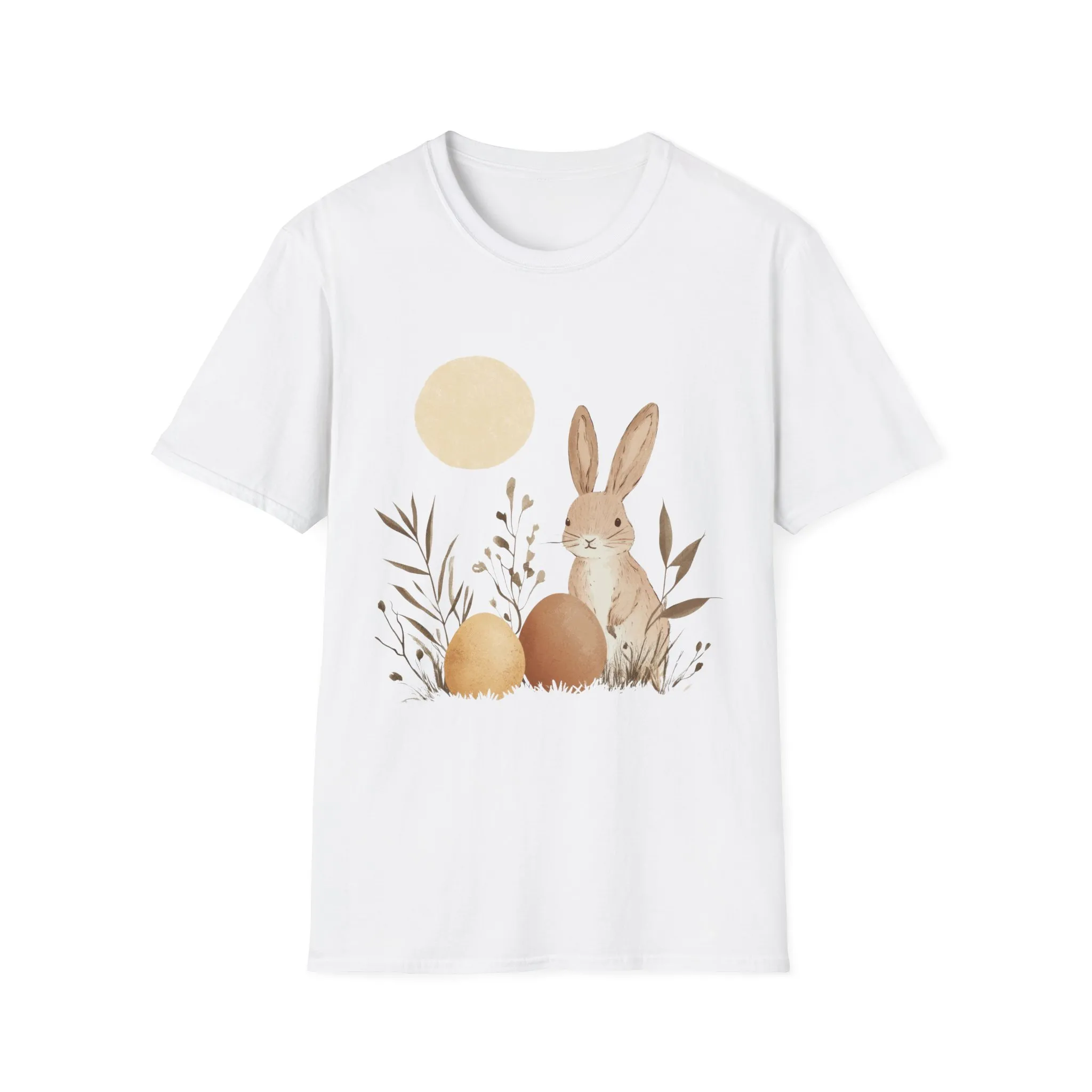 Spring Easter Bunny Graphic Unisex T-Shirt - Image 6