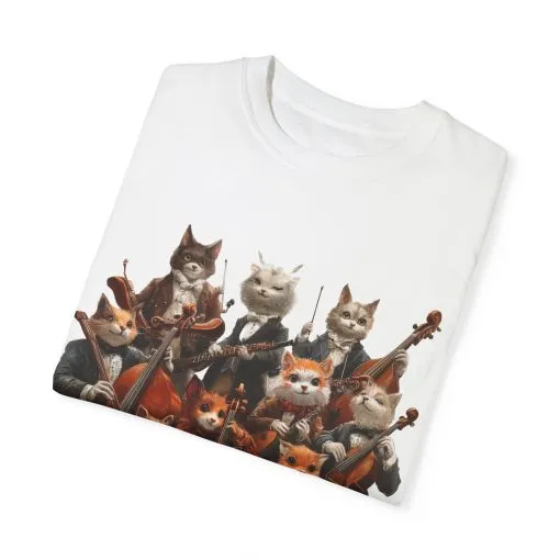 Whimsical Cat Orchestra Unisex T-Shirt - Perfect Gift for Animal Lovers - Image 6