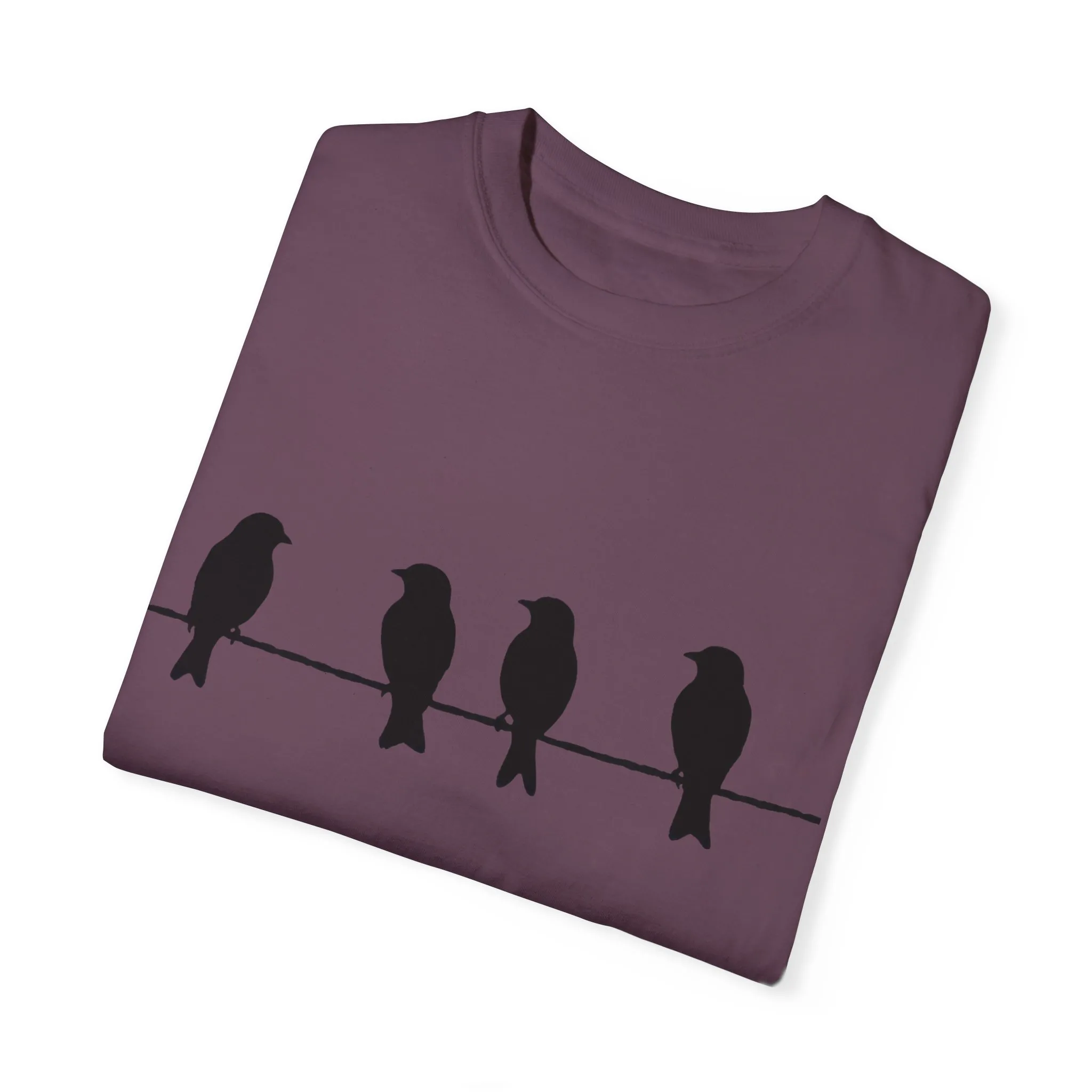 Minimalist Bird Silhouette Unisex T-Shirt - Image 34