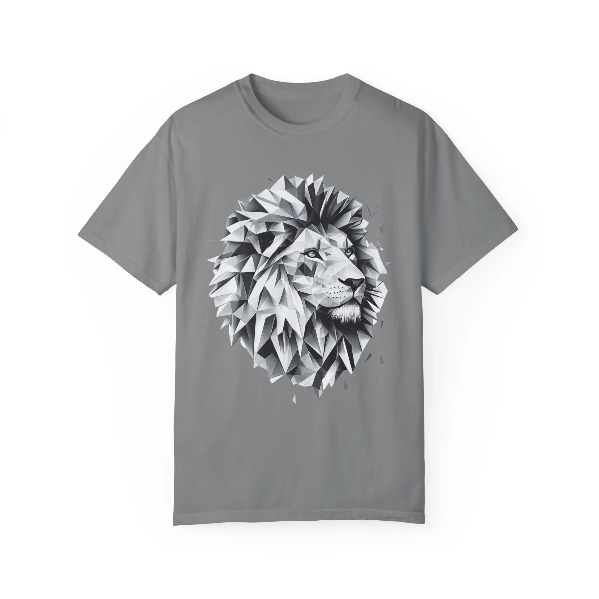 Geometric Lion Unisex T-shirt - Bold, Artistic Design for Animal Lovers - Image 9