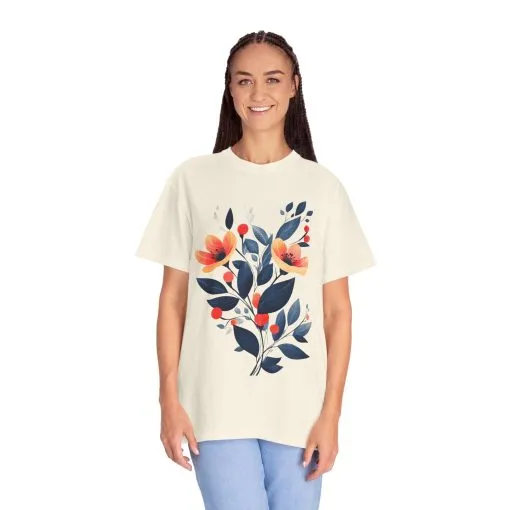 Floral Design Unisex T-Shirt - Perfect for Spring Celebrations - Image 15